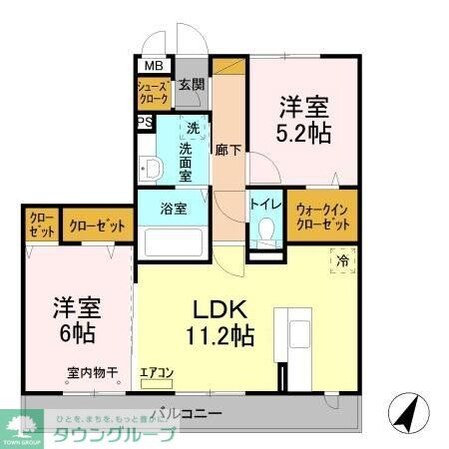 グランフェリシアの物件間取画像